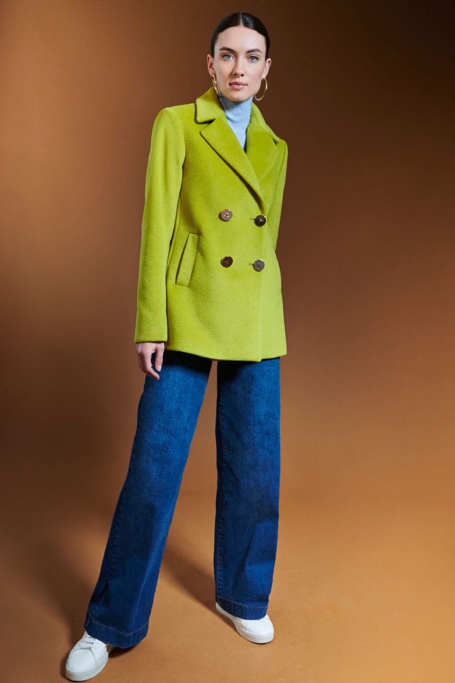 Luckylu - Cappotto Corto lime