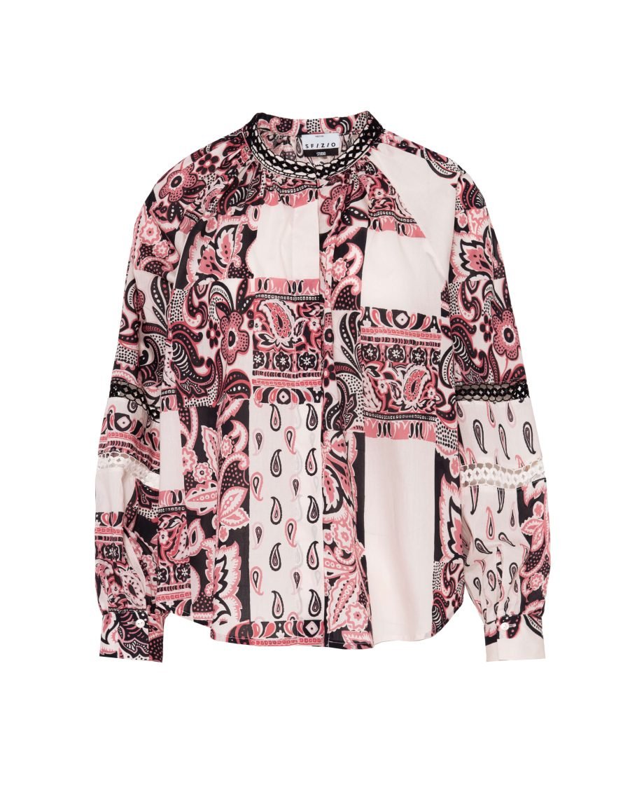 SFIZIO - CAMICIA IN MUSSOLA STAMPATA - immagine 4