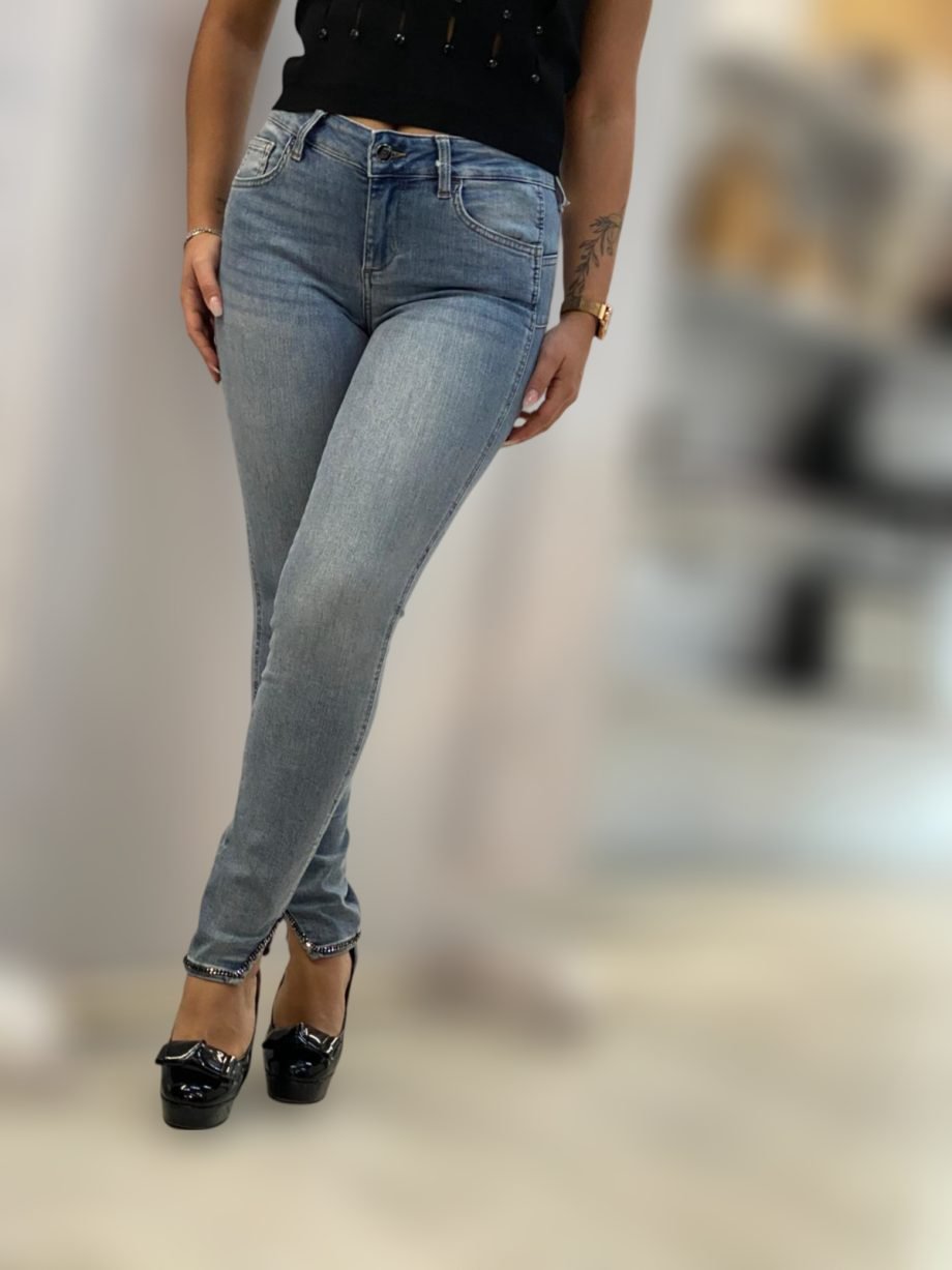 LIU JO - Jeans straight bottom up
