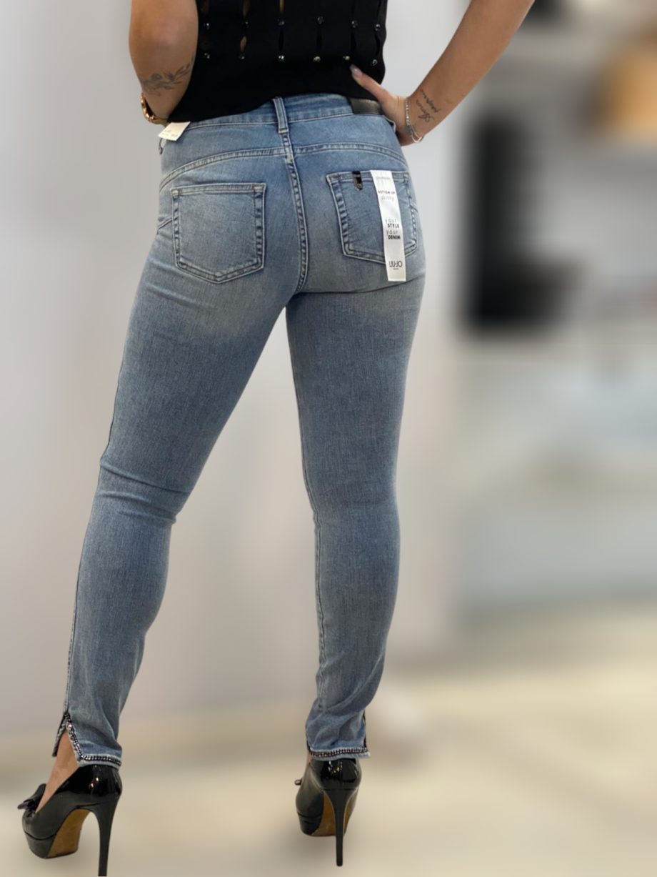 LIU JO - Jeans straight bottom up - immagine 3