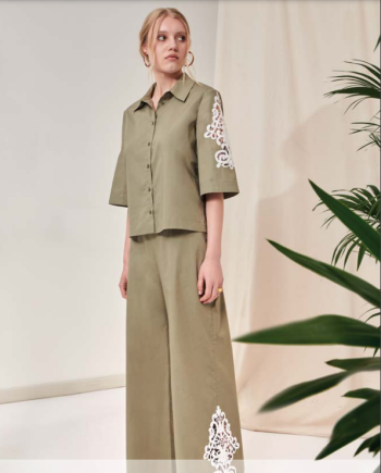 Luckylu - PANTALONE CON MACRAME