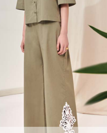 Luckylu - PANTALONE CON MACRAME