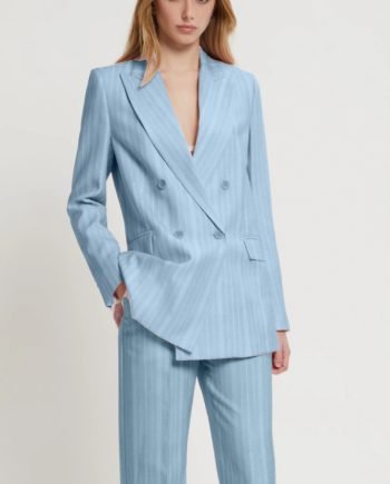 ERMANNO SCERVINO - PANTALONI GESSATI LOGATI DI CADÌ