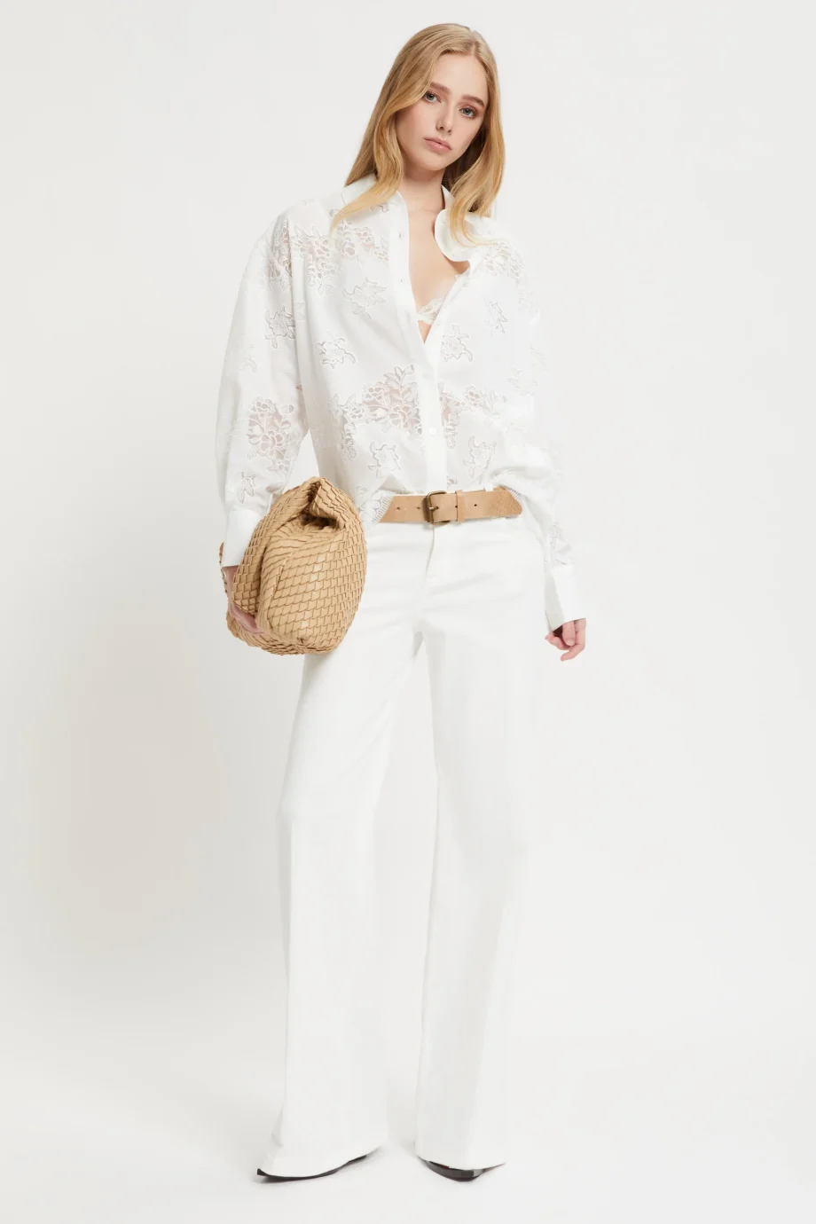 ERMANNO SCERVINO - CAMICIA IN PIZZO RICAMATO - immagine 2