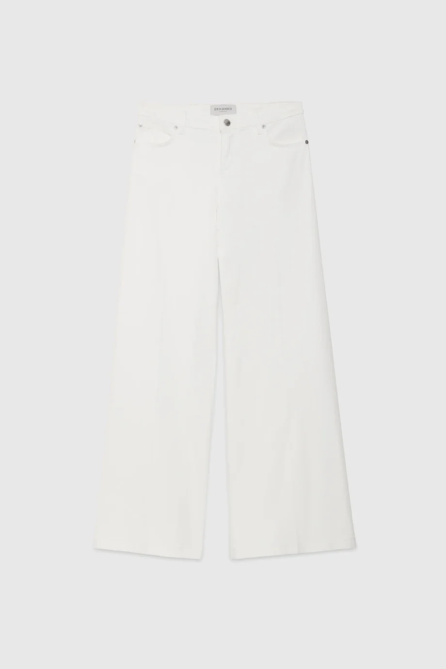 ERMANNO SCERVINO - PANTALONI IN DENIM BIANCO - immagine 2