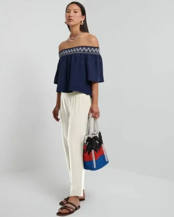 SFIZIO - PANTALONE JOGGER IN LYOCELL LINO