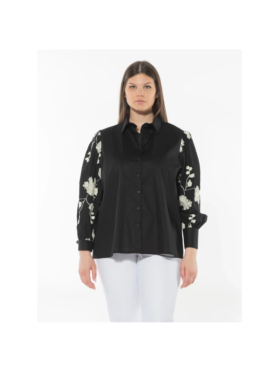 Sophia - Camicia maniche ricamate