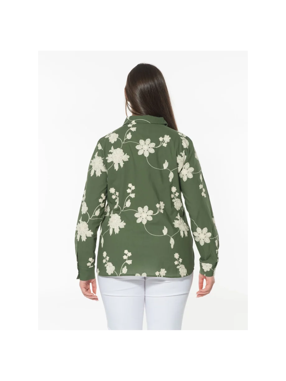 Sophia - CAMICIA RICAMO PURO COTONE - immagine 2