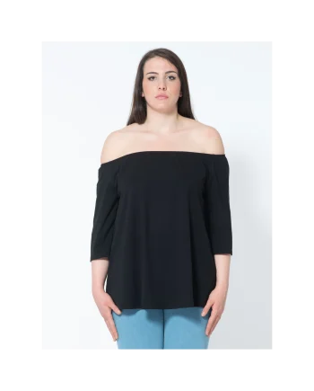 Sophia - T-shirt viscosa arriccio