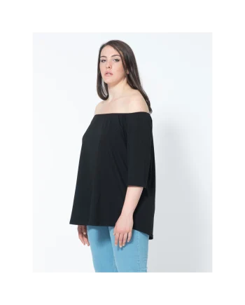 Sophia - T-shirt viscosa arriccio