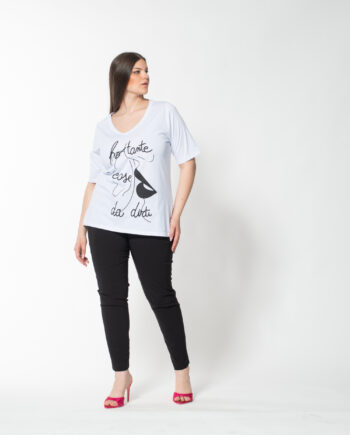Sophia - T-shirt cotone stampa