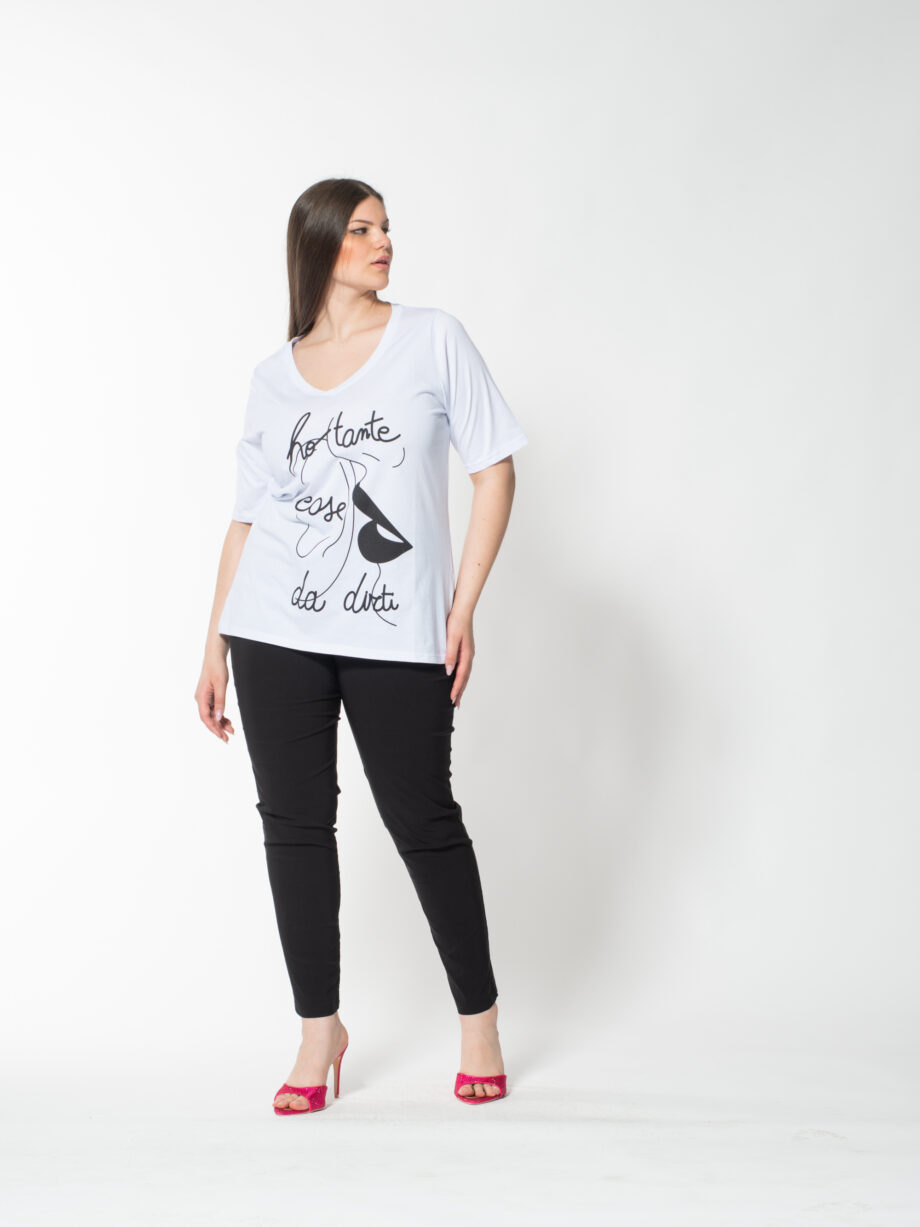 Sophia - T-shirt cotone stampa