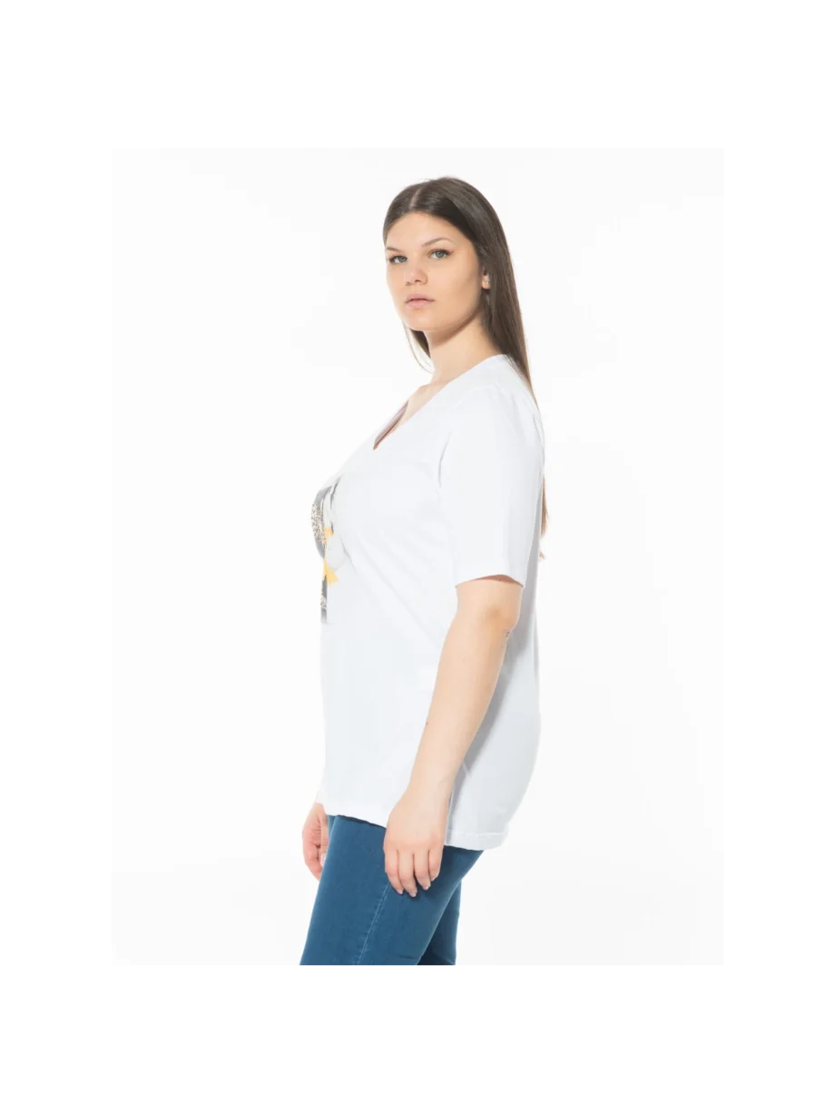 Sophia - T-shirt cotone stampa ghepardo - immagine 2