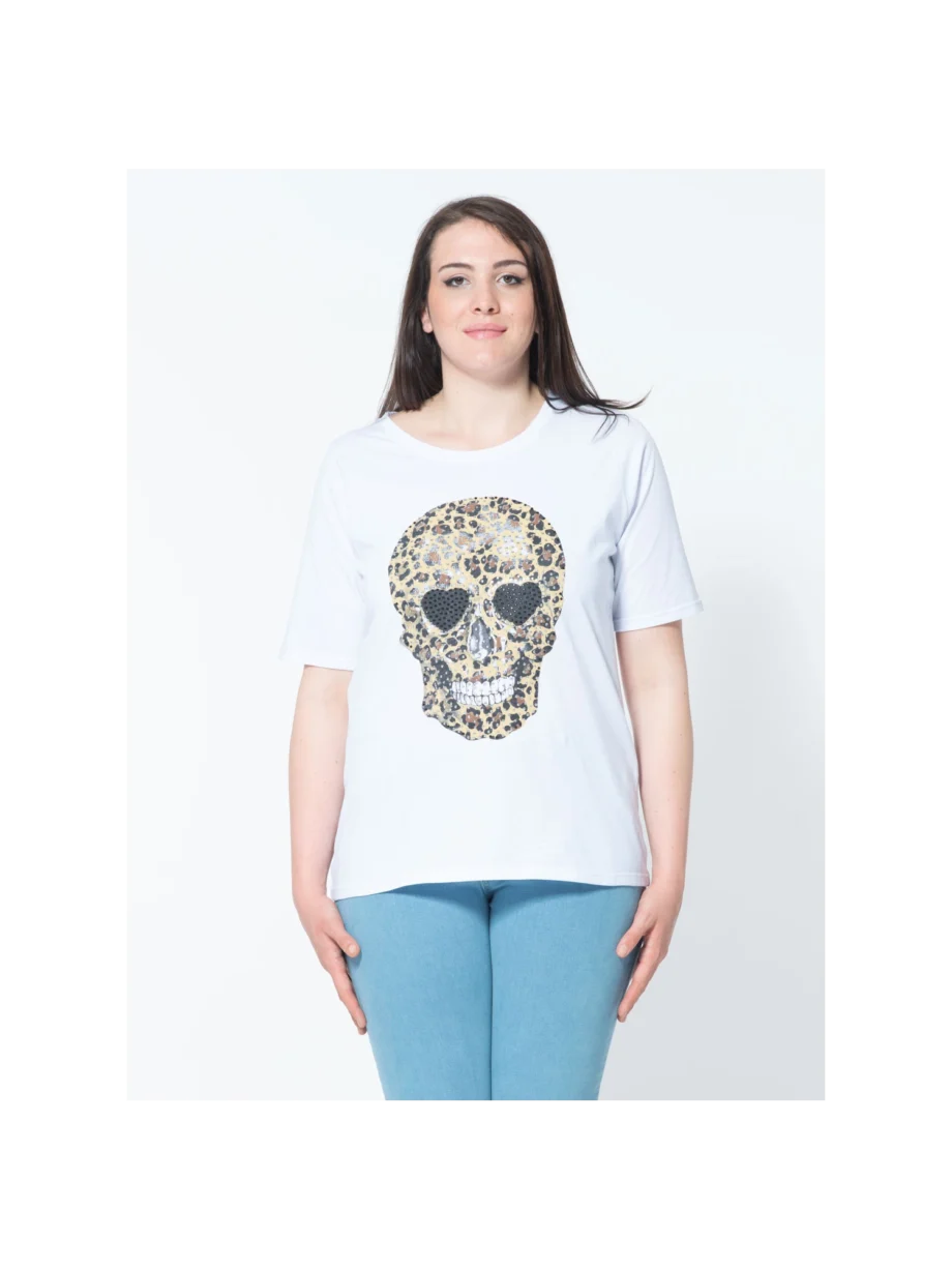 Sophia - T-shirt cotone stampa