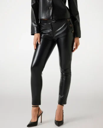 MARCIANO - pantalone skinny in similpelle