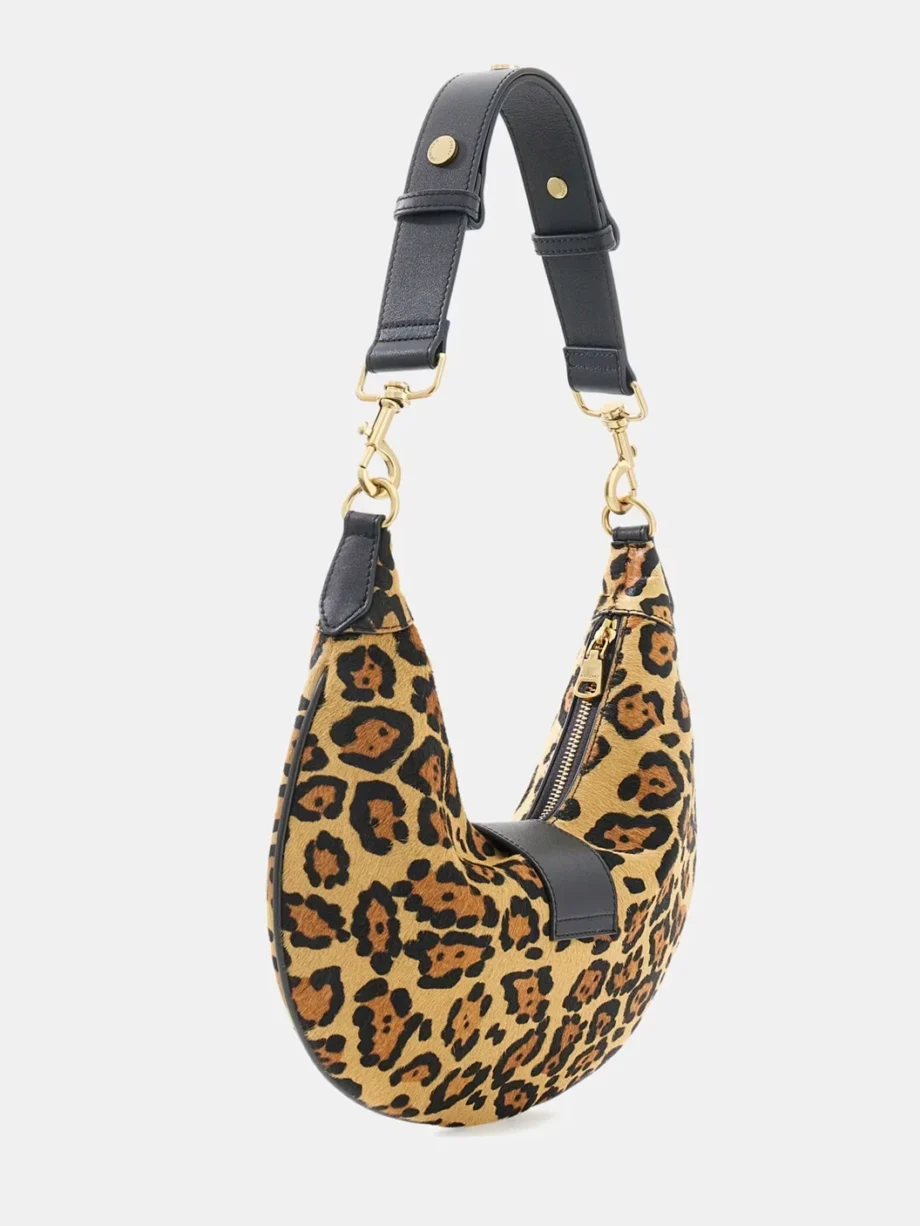 MARCIANO - borsa mezzaluna a spalla animalier - immagine 2