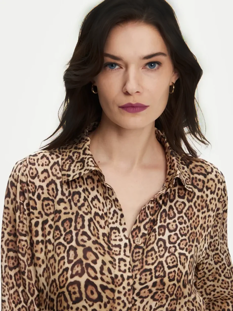 MARCIANO - CAMICIA CON STAMPA ANIMALIER - immagine 5