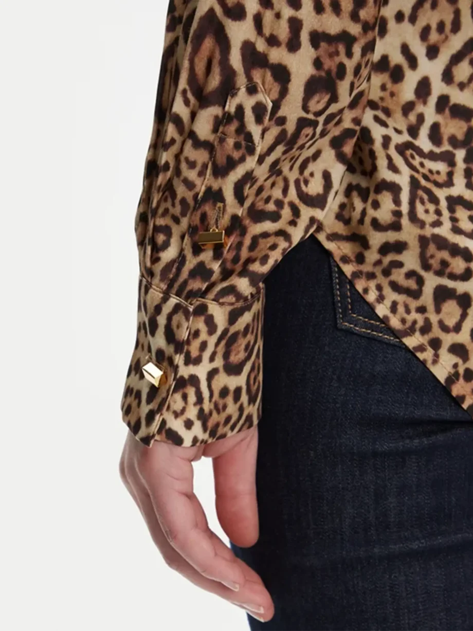 MARCIANO - CAMICIA CON STAMPA ANIMALIER - immagine 4