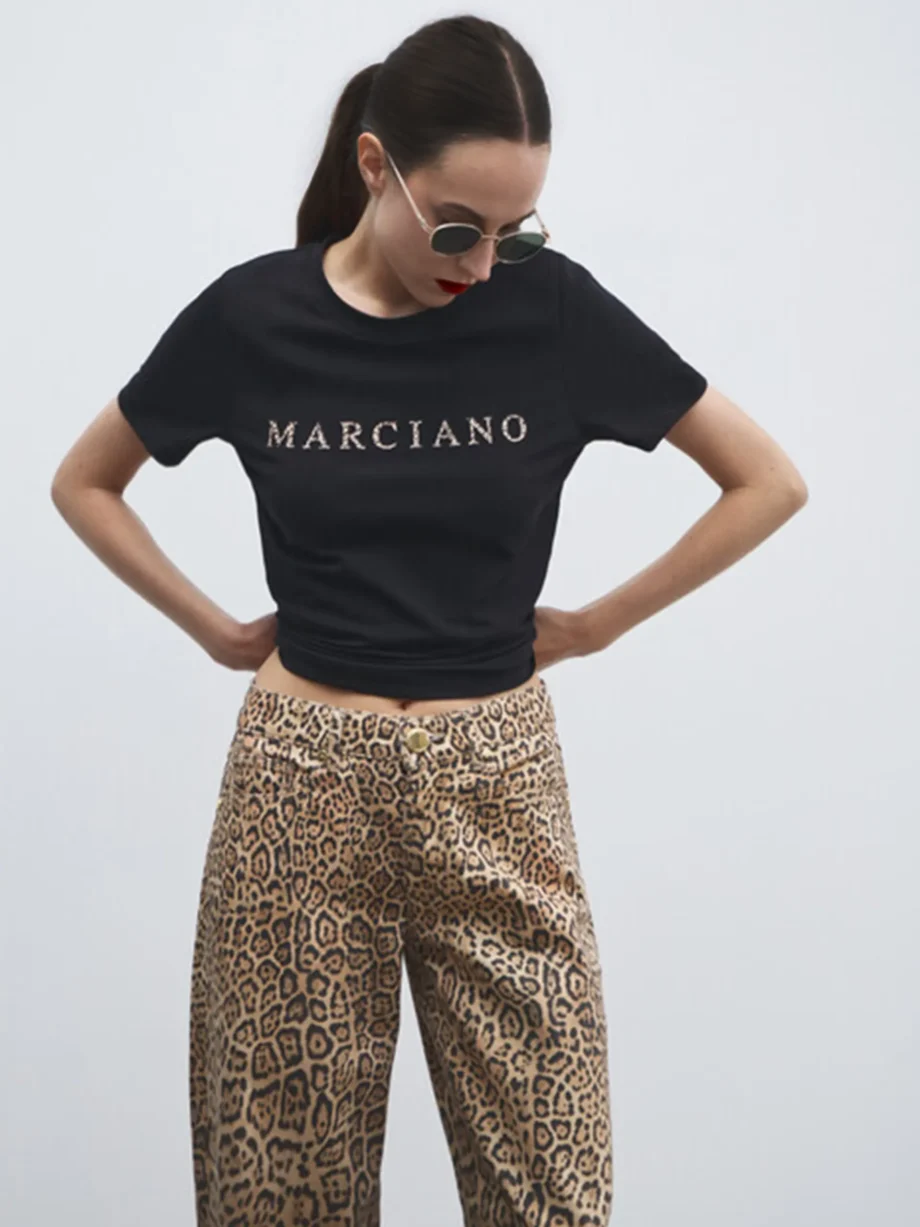 MARCIANO - T-SHIRT NERA