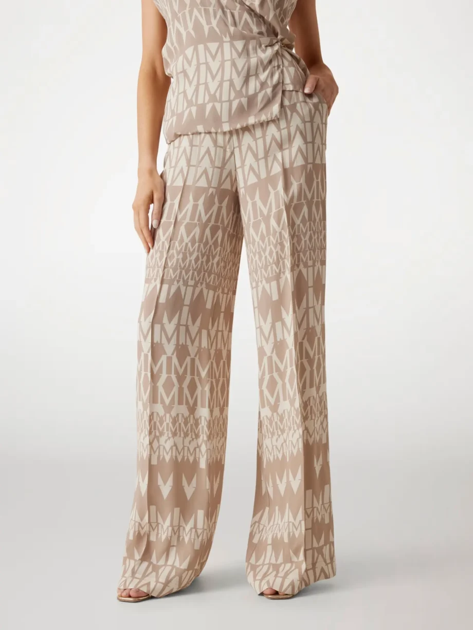 MARCIANO - Pantalone in crepon con logo