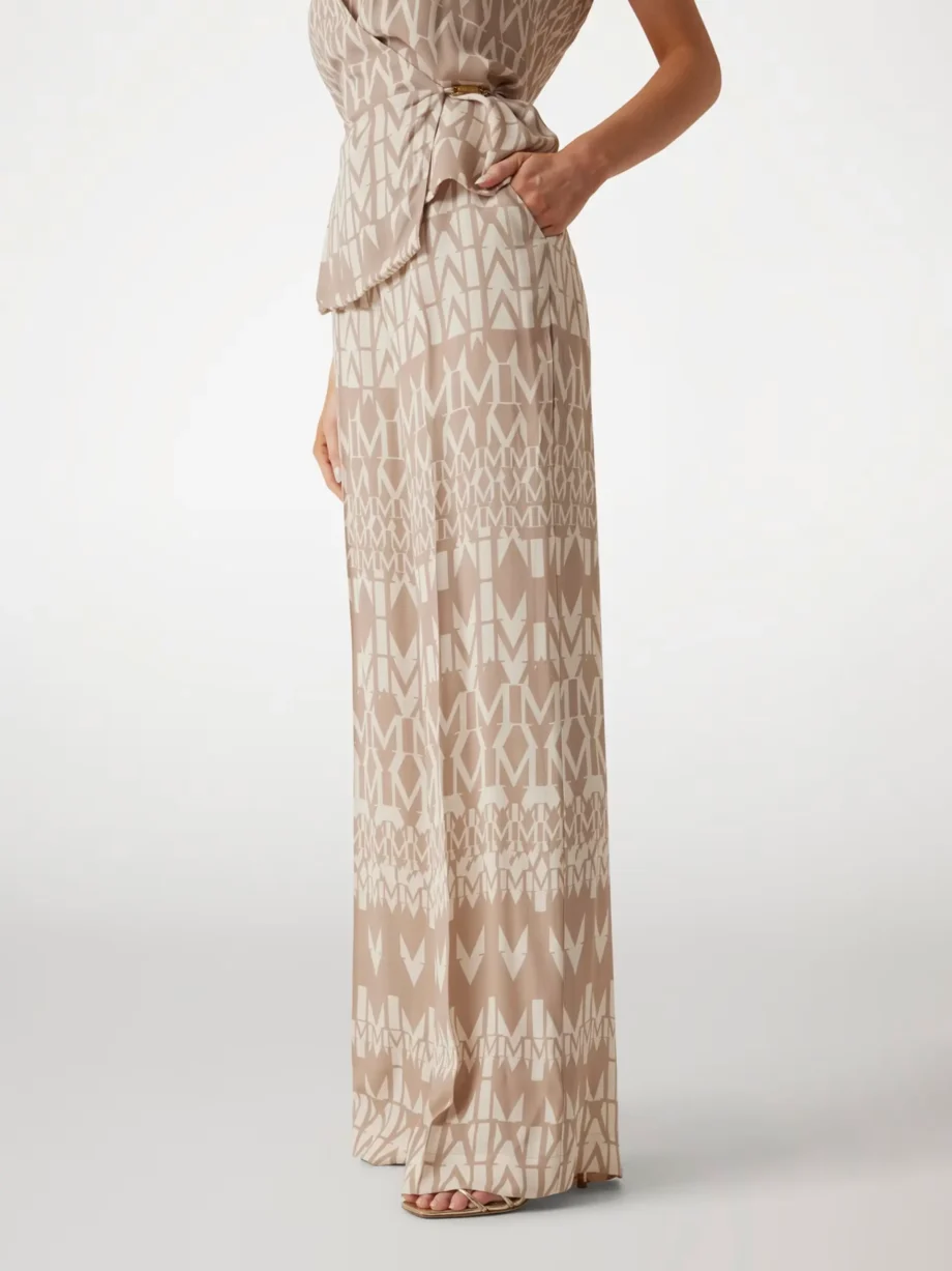 MARCIANO - Pantalone in crepon con logo - immagine 4