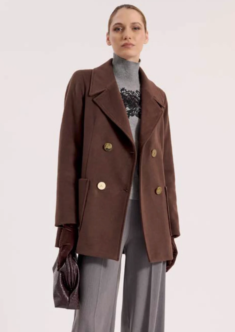 LUCKYLU - Cappotto peacoat
