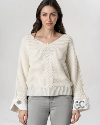 ELISA CAVALETTI - Maglione con maniche svasate