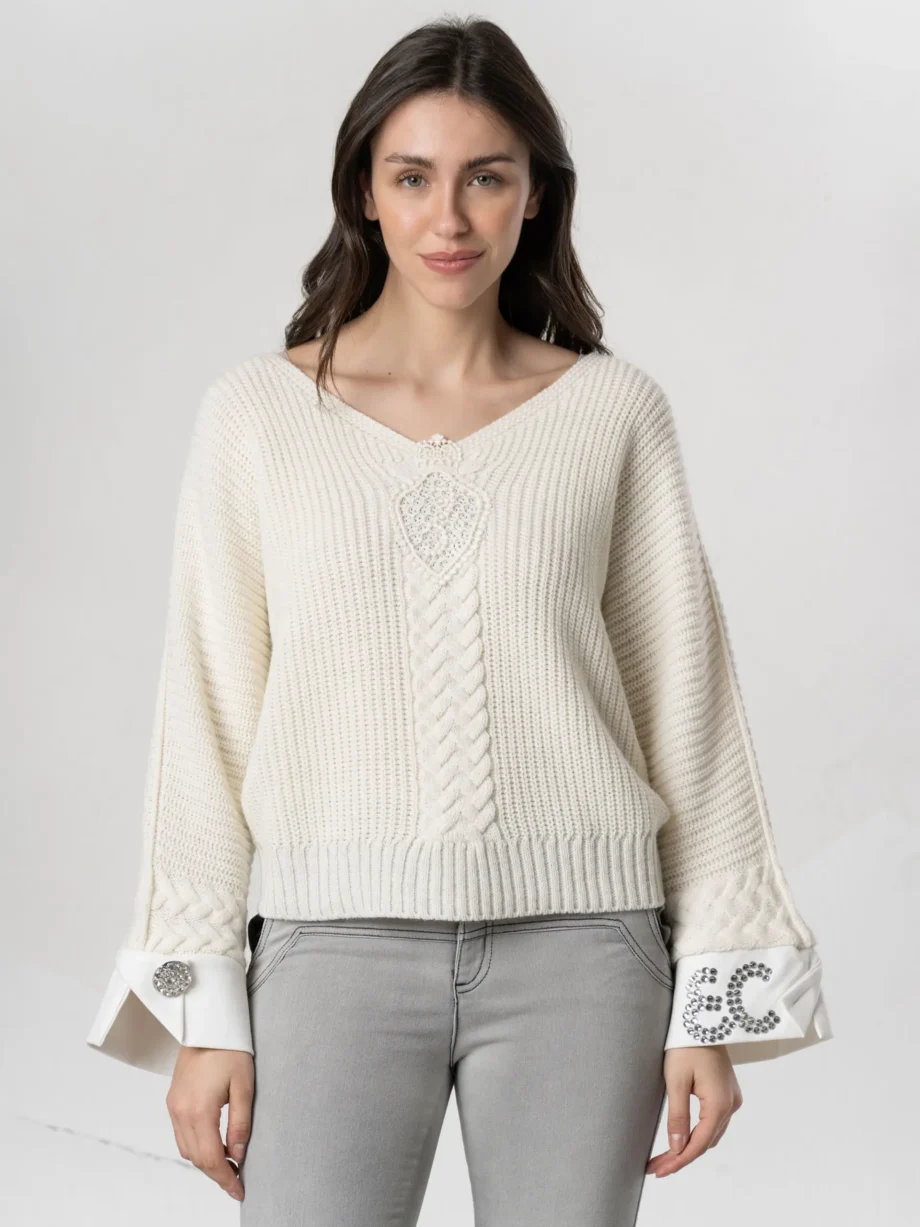 ELISA CAVALETTI - Maglione con maniche svasate
