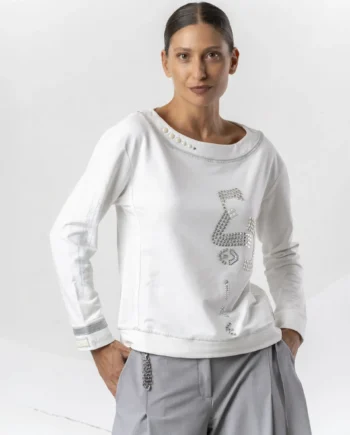 ELISA CAVALETTI - Felpa bianca