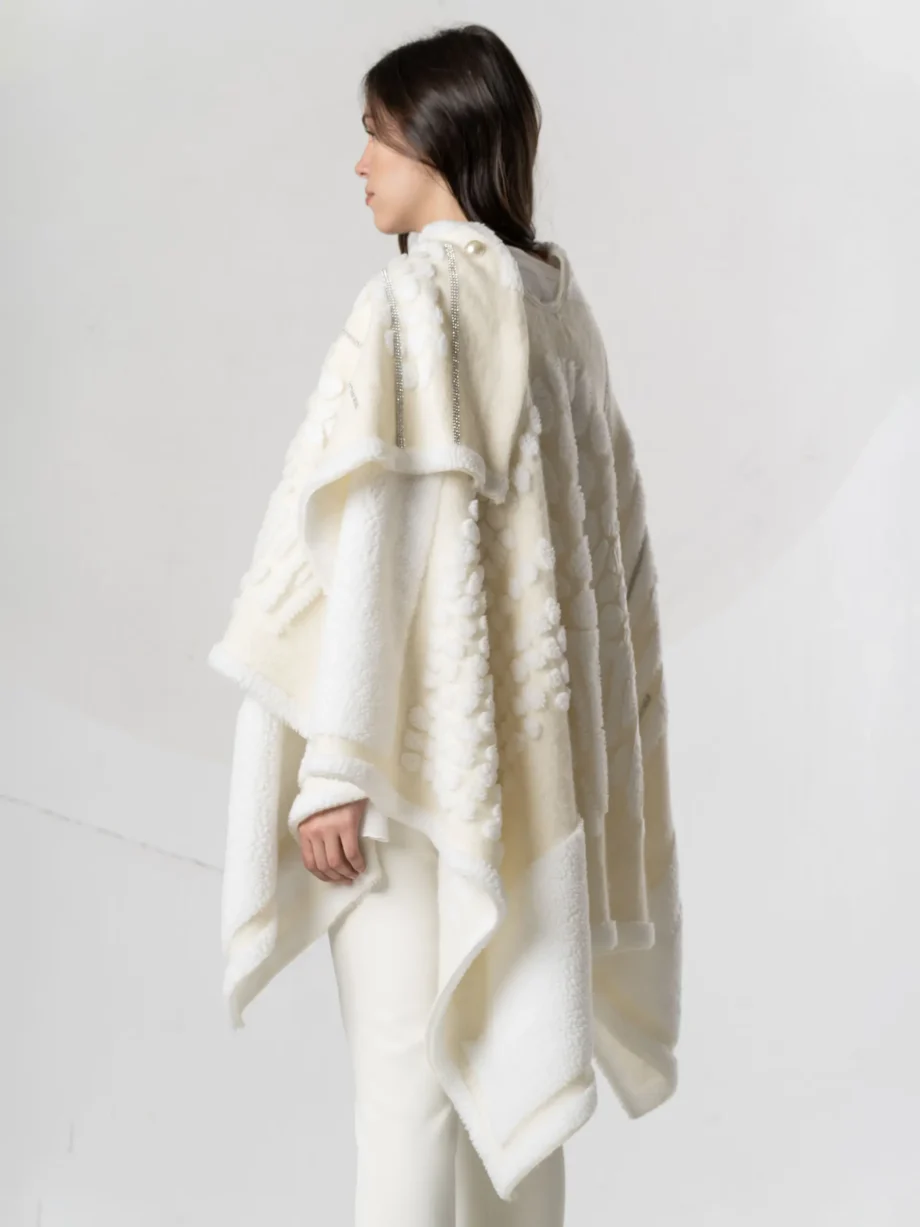 ELISA CAVALETTI - Poncho in misto lana - immagine 2