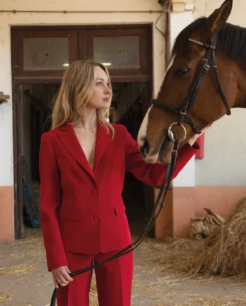 Mirella Matteini - Blazer monopetto rosso