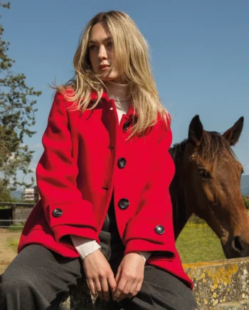 Mirella Matteini - Cappotto corto rosso