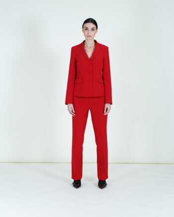 Mirella Matteini - Pantalone semipalazzo rosso