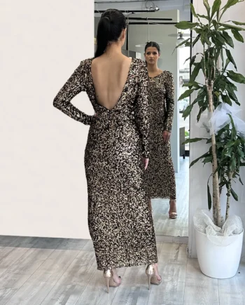 NOELL MAGGINI - Abito tubino in paillettes