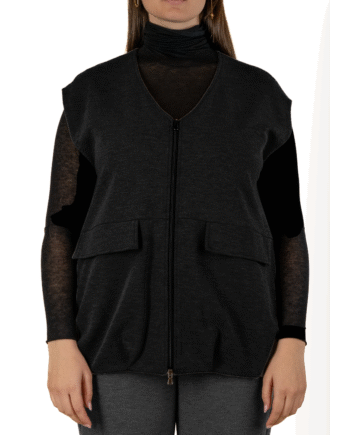 Sophia - GILET ZIP+TASCHE