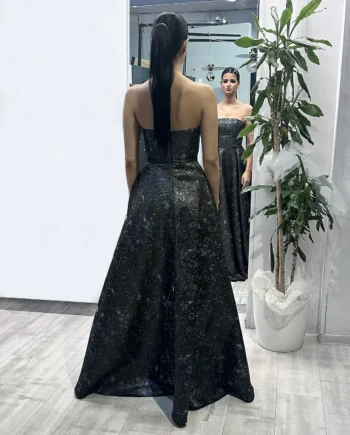 NOELL MAGGINI - Abito in jacquard con gonna a ruota