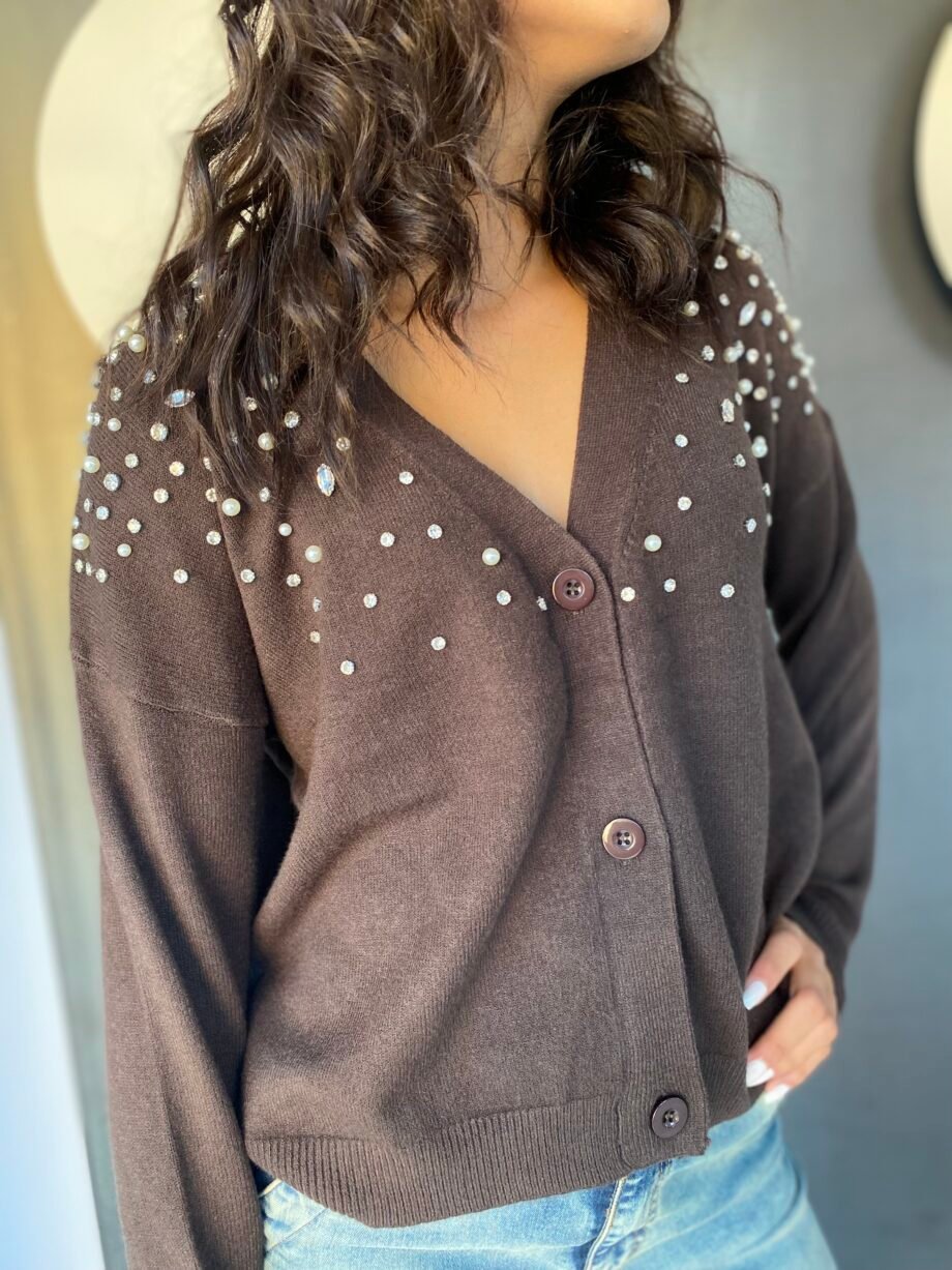 Fly Girl - Cardigan marrone - immagine 3