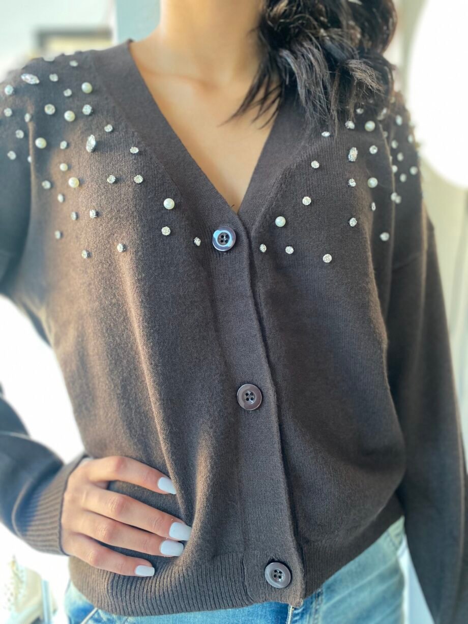 Fly Girl - Cardigan marrone - immagine 4