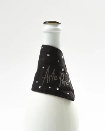 DANIELA DALLAVALLE - SALVAGOCCIA CON RICAMO TEMPESTATO DI CRISTALLI