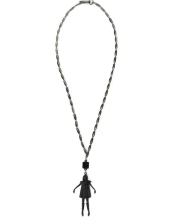 DANIELA DALLAVALLE - Collana DANY nera opaca