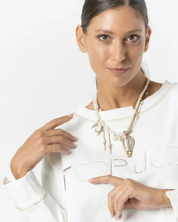 DANIELA DALLAVALLE - Collana con mongolfiera