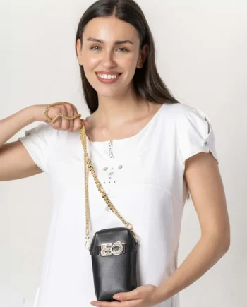 ELISA CAVALETTI - Borsa Ilse Bag phone nera