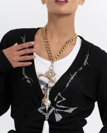 DANIELA DALLAVALLE - Collana oro con pendente