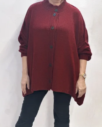 Sophia - Cardigan bordeaux