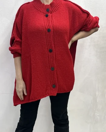 Sophia - Cardigan rosso