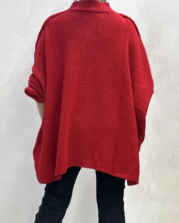 Sophia - Cardigan rosso