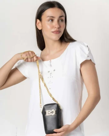 ELISA CAVALETTI - Borsa Ilse Bag phone nera