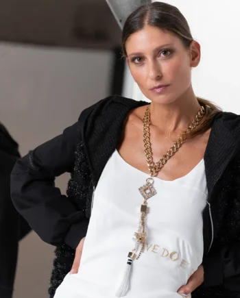 DANIELA DALLAVALLE - Collana oro con pendente
