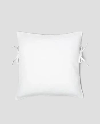 DANIELA DALLAVALLE - FEDERA IN LINO LEGGERO CON FRASE DECORATIVA