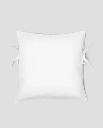 DANIELA DALLAVALLE - FEDERA IN LINO LEGGERO CON FRASE DECORATIVA